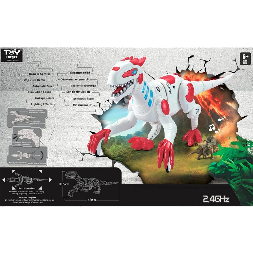 Toy Target Mech Raptor Toys - 30X49X12CM