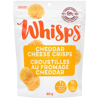 Whisps Cheddar Cheese Crisps - 60g