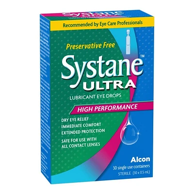 Systane Ultra Lubricant Eye Drops - 30 x 0.5ml