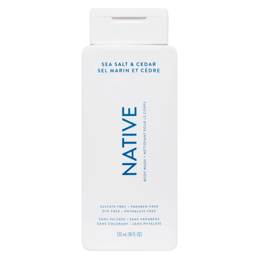 Native Body Wash - Sea Salt and Cedar - 532ml