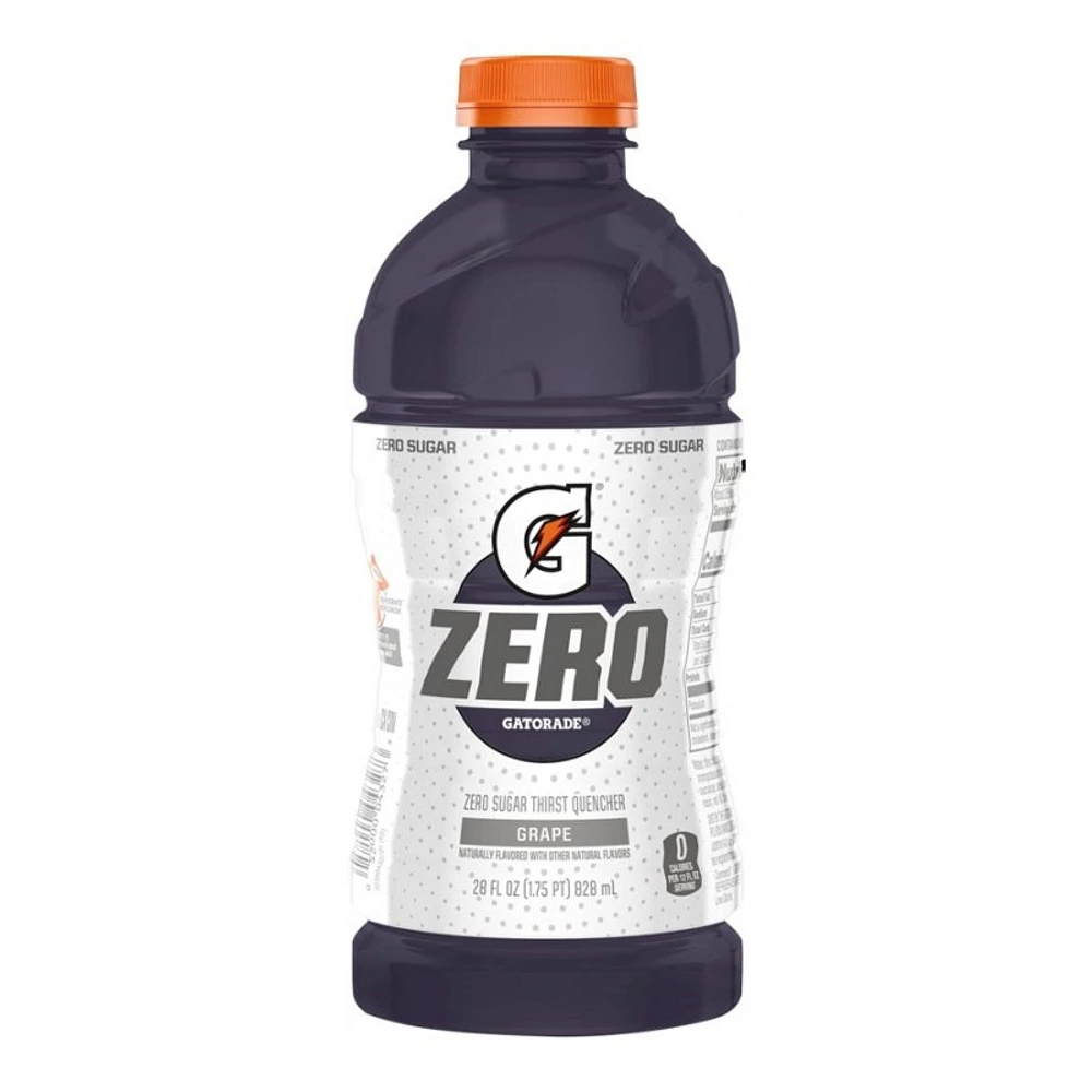 Gatorade Zero Thirst Quencher Grape Sports Drink - 828ml