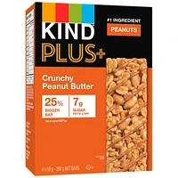 Kind Plus Bars - Crunchy Peanut Butter - 4x50g