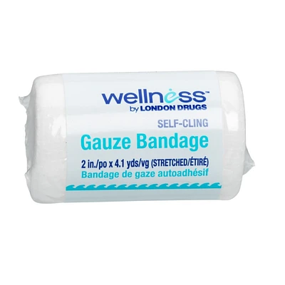 Wellness by London Drugs Gauze Bandage - 2inch x 4.1yards