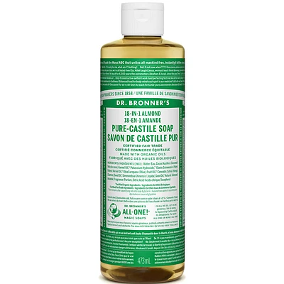 Dr. Bronner's 18-IN-1 Pure-Castile Liquid Soap - Almond - 473ml