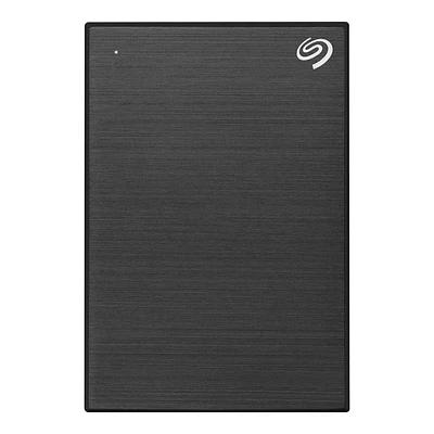 Seagate One Touch Portable External Hard Drive - 4TB - Black - STKC4000400