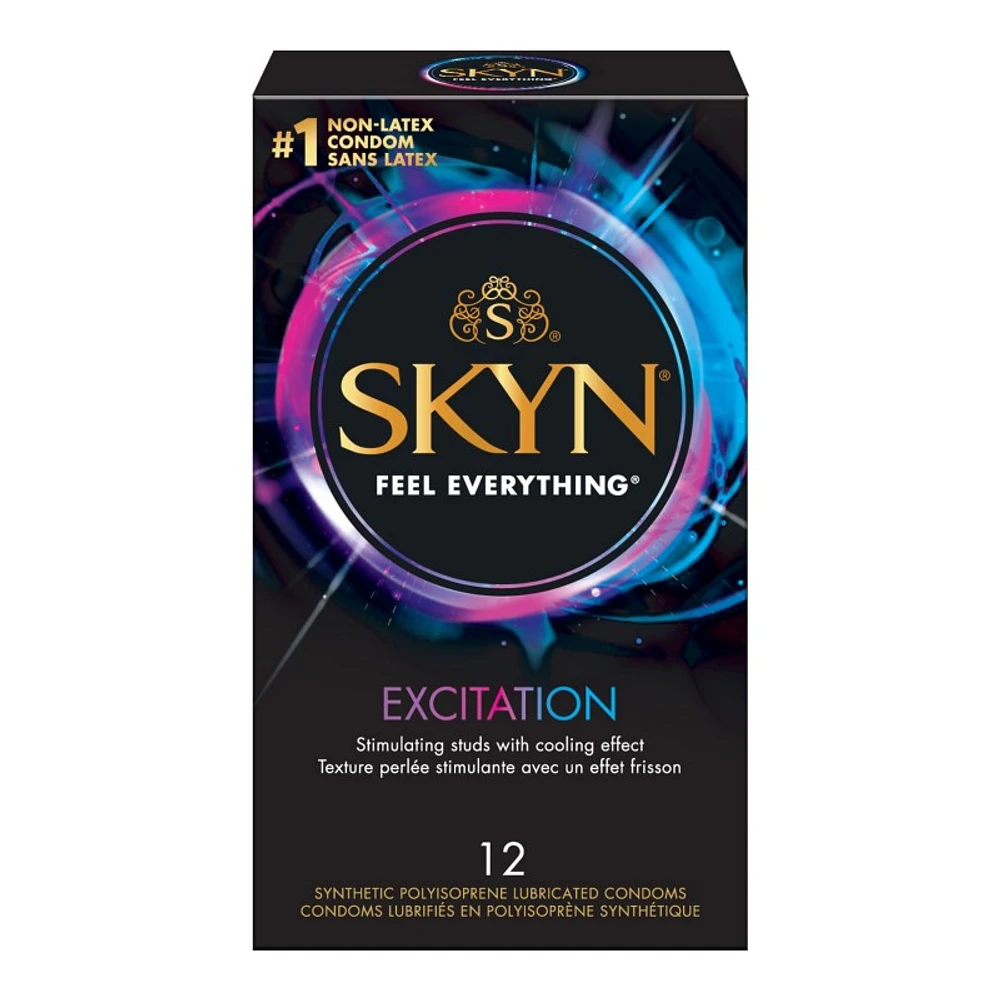 SKYN Excitation Condoms - 12s