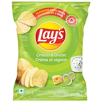 Lay's Potato Chips - Cream and Onion - 165g