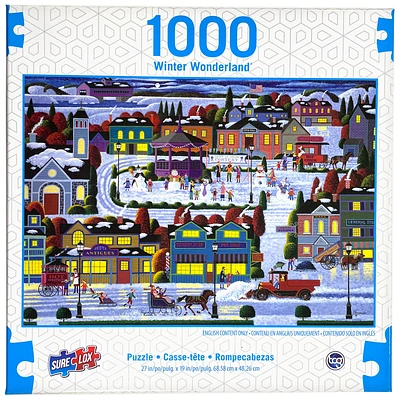 Sure Lox Winter Wonderland Puzzle - Assorted - 1000 pieces