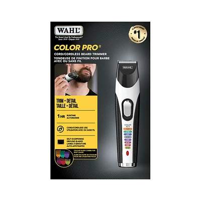 Wahl Color Pro Rechargeable Beard Trimmer - 3216