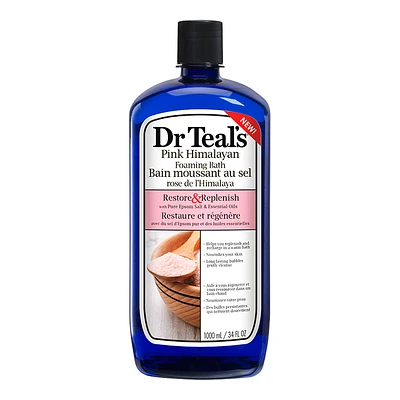 Dr Teal's Pink Himalayan Foaming Bath - Restore & Replenish - 1000ml