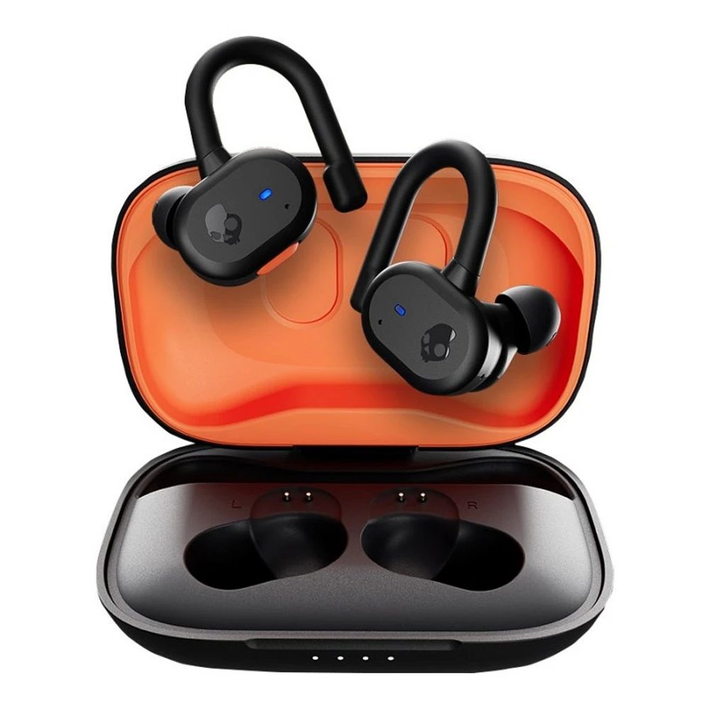 Skullcandy Push Active True Wireless Earbuds - Black/Orange - S2BPW-P740