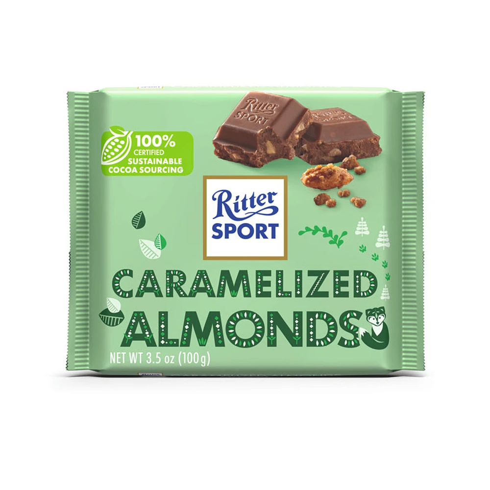 Ritter Sport - Caramelized Almonds - 100g