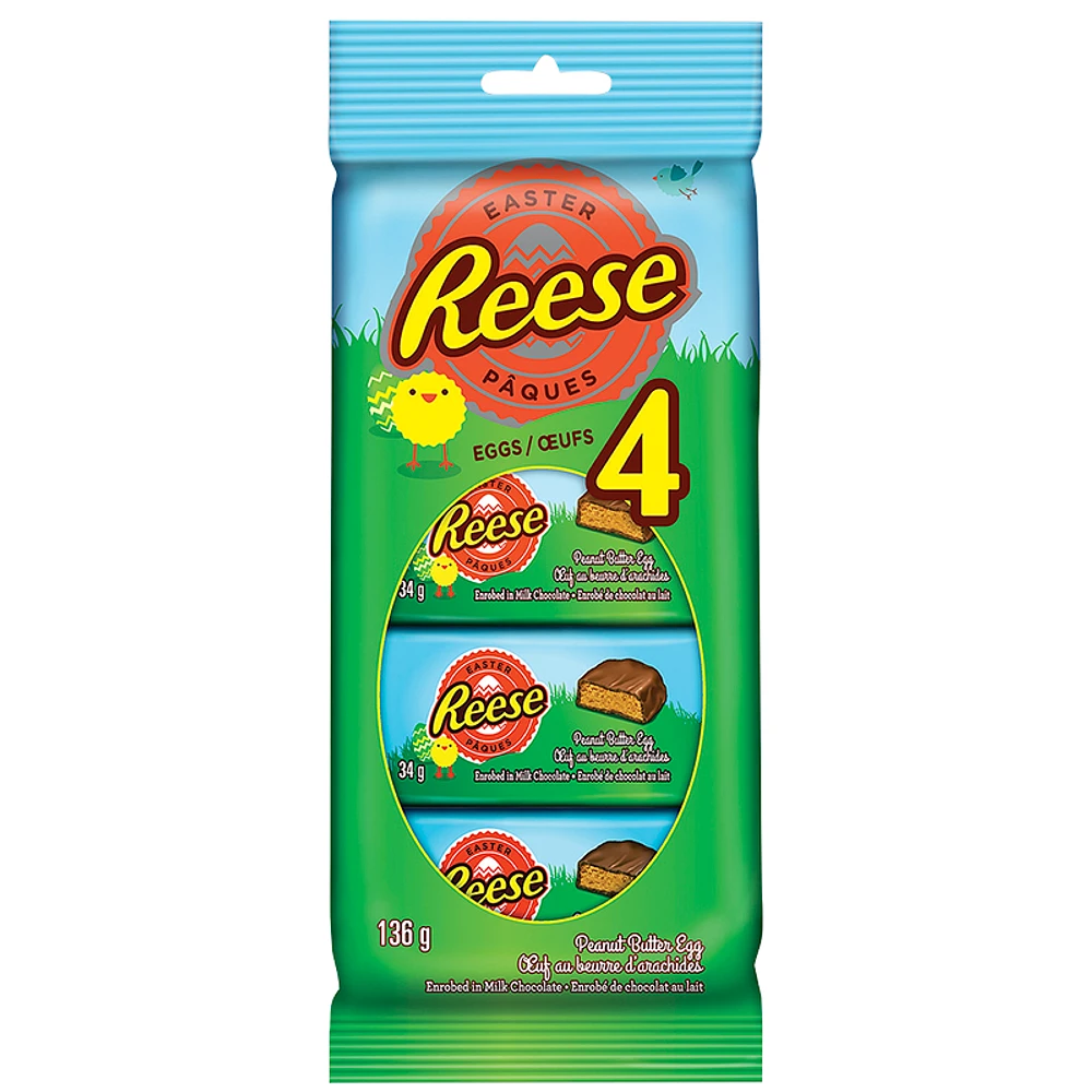 Reese Peanut Butter Easter Eggs - 4 pack
