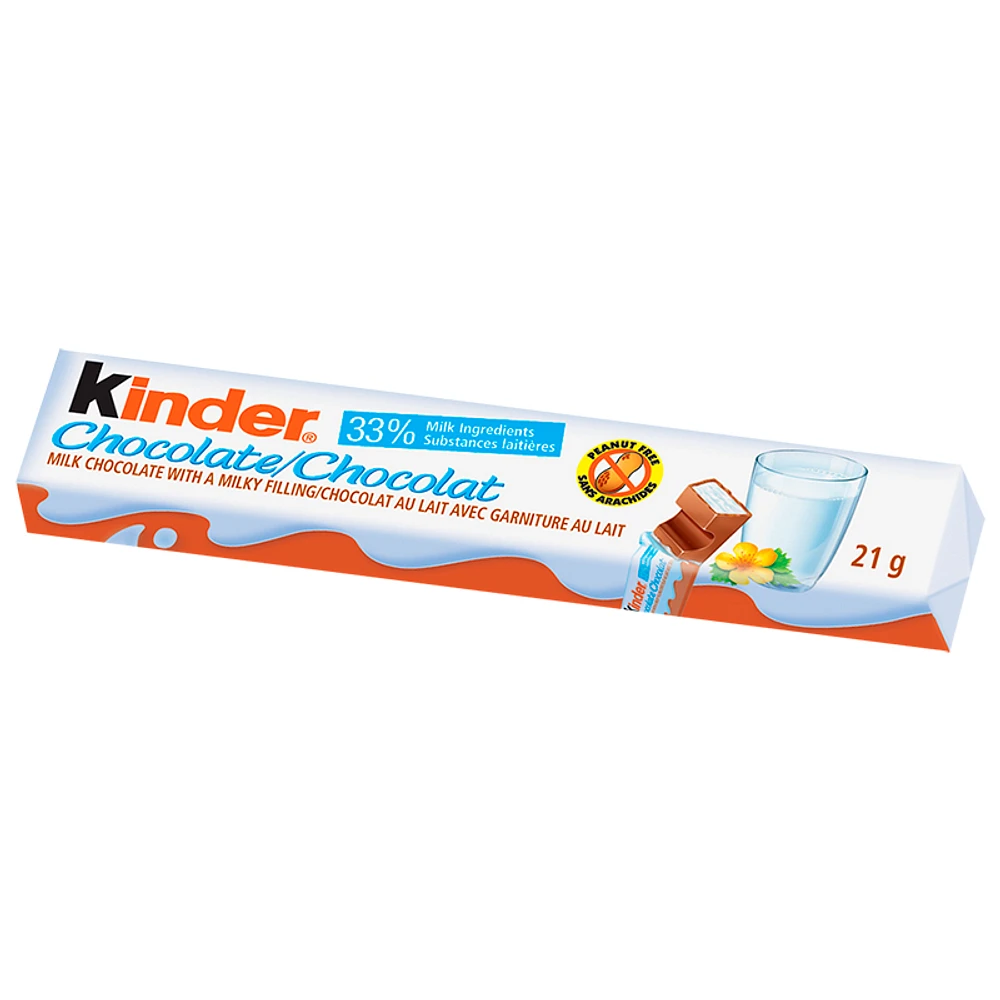 Kinder Chocolate Single Bars - 21g