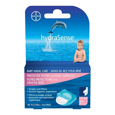 hydraSense Protective Nasal Aspirator Filters - 40's