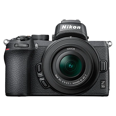 Nikon Z50 DX Mirrorless Camera with 16-50mm VR Lens Kit - 34401