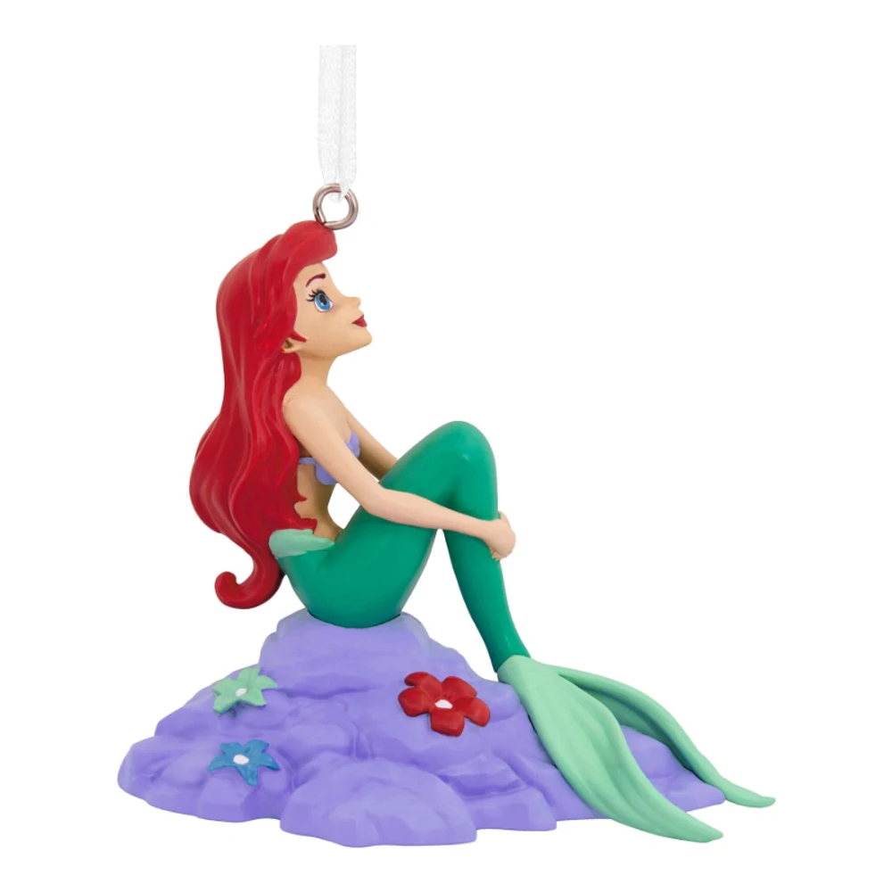 Hallmark Ornaments Disney Princess Christmas Tree Ornament - The Little Mermaid Ariel on Rock