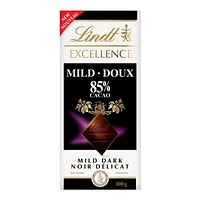 Lindt EXCELLENCE Mild 85% Cacao Dark Chocolate - 100g