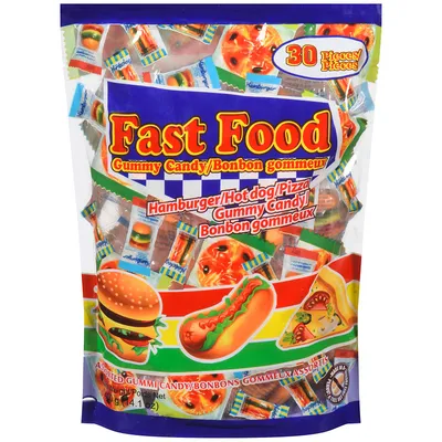 Fast Food Gummy Candy - 30s / 400g