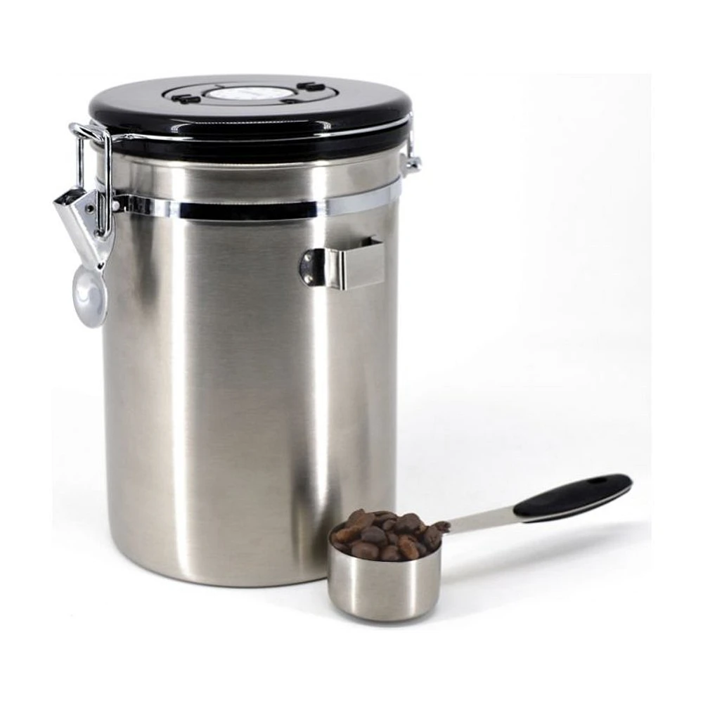 Cafe Culture Coffee Canister - Stainless Steel - 1.9L