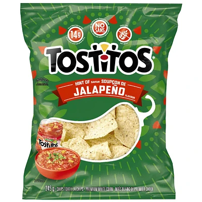 Tostitos Hint of Jalapeno Flavour Tortilla Chips - 245g