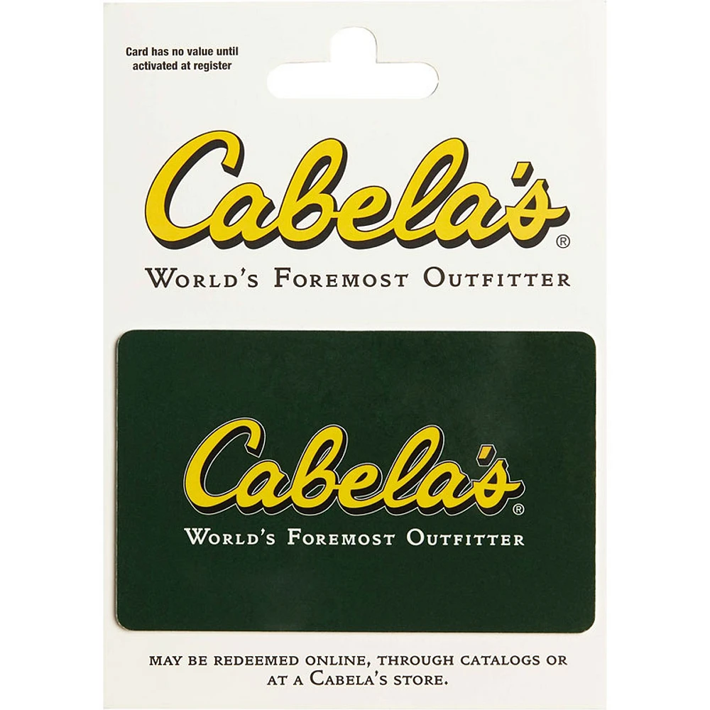 Cabelas Gift Card - $25