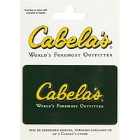 Cabelas Gift Card - $25