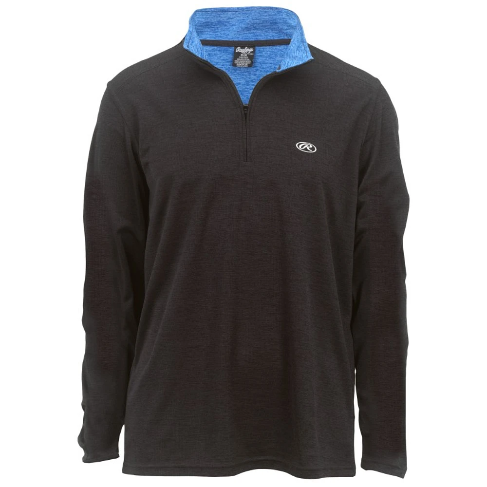 Rawlings Men Mock Neck - Black - S-2XL