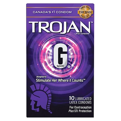 Trojan G. Spot Latex Condoms - 10's