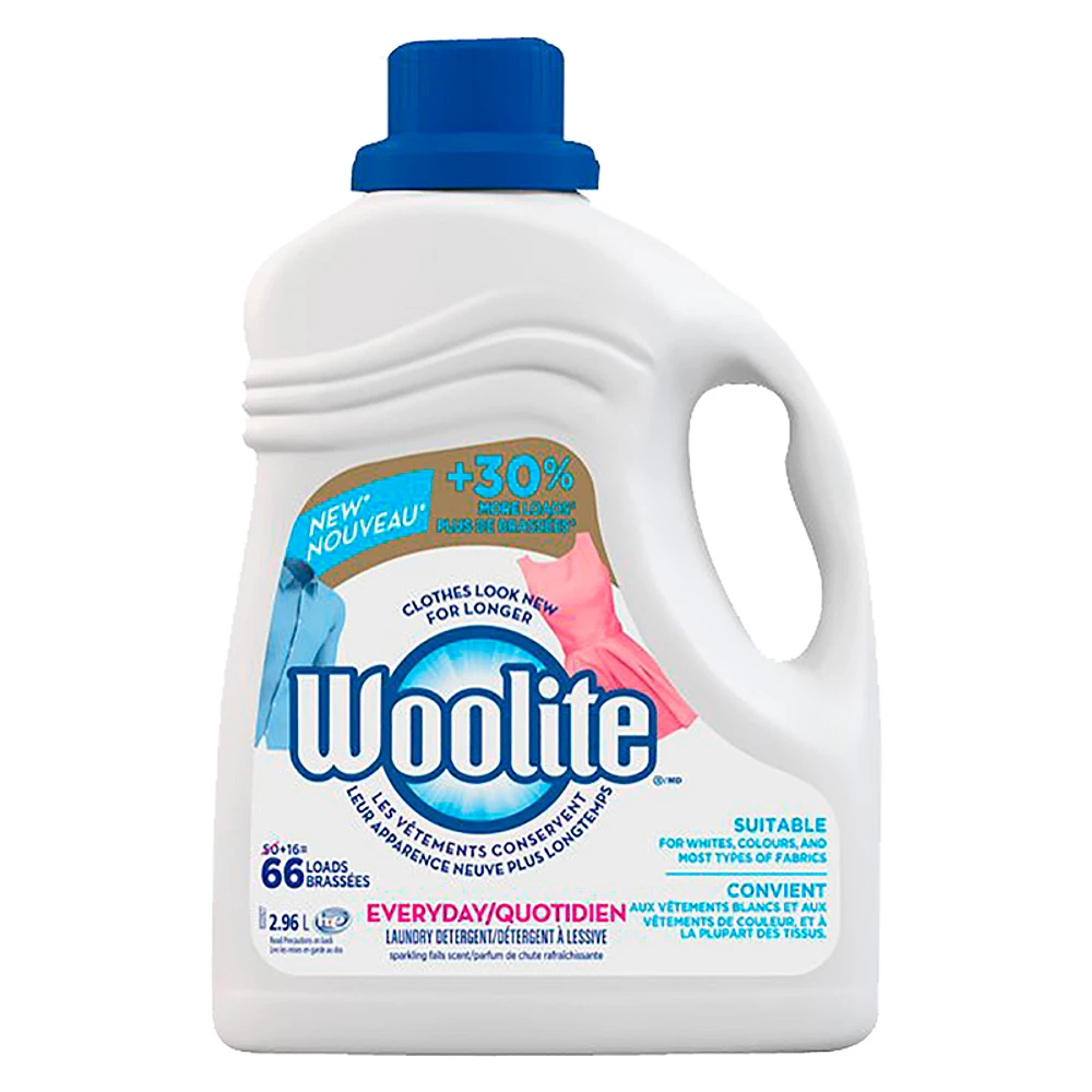 Woolite Everyday Liquid Detergent - 2.96L/66 loads