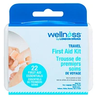 Wellness by London Drugs Travel First Aid Kit - 22 pieces