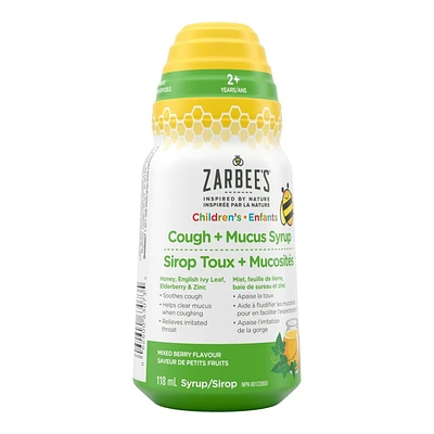 ZARBEES Cough + Mucus Syrup - 118ml
