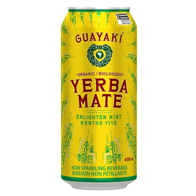 Guayaki Organic Yerba Mate Energy Drink - Enlighten Mint - 458ml