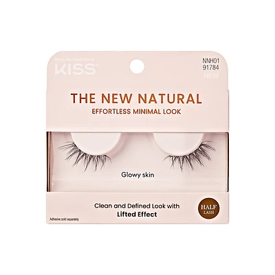 KISS The New Natural Glowy Skin False Lashes - 1 pair