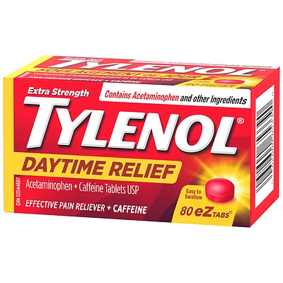 Tylenol Extra Strength Daytime Relief eZ Tabs