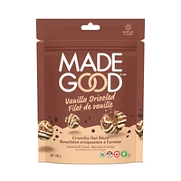 MadeGood Vanilla Drizzled Crunchy Oat Bites - Cookies and Creme - 100g