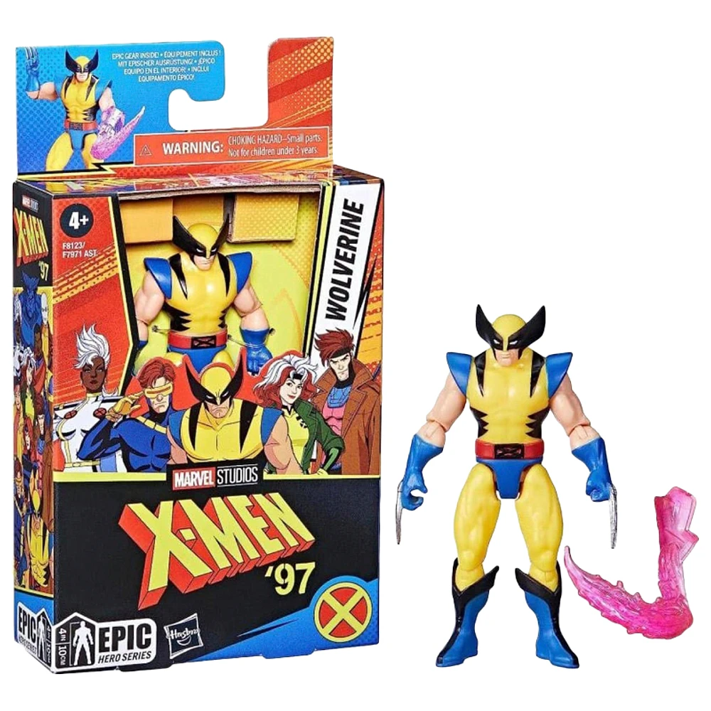 Marvel X-Men 97 Epic Heroe Series Wolverine Action Figure - Assorted - 4 Inch