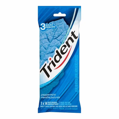 Trident Gum - Peppermint - 3x14 piece