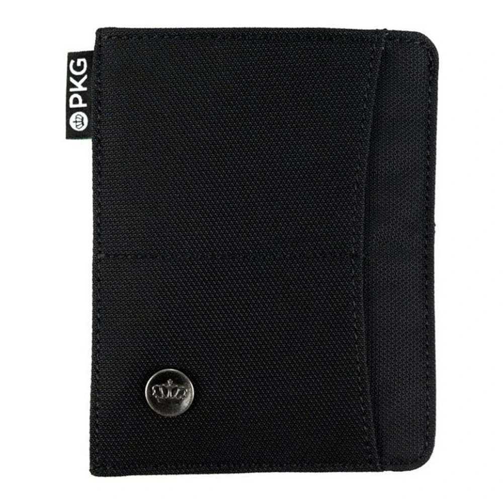 PKG Perry Vegan Leather Wallet for Passport - Black