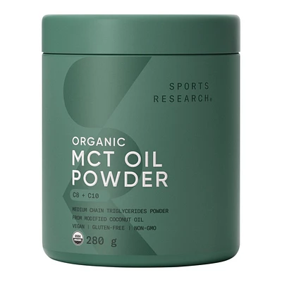 Sports Research Organic MCT Oil C8 Powder - 280g