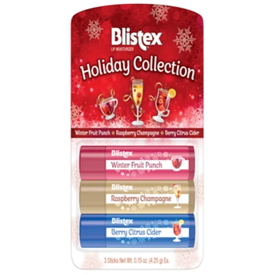 Blistex Holiday Collection Lip Balm - 3 pack