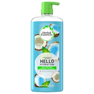 Herbal Essences Hello Hydration Hair & Body Wash - 600ml