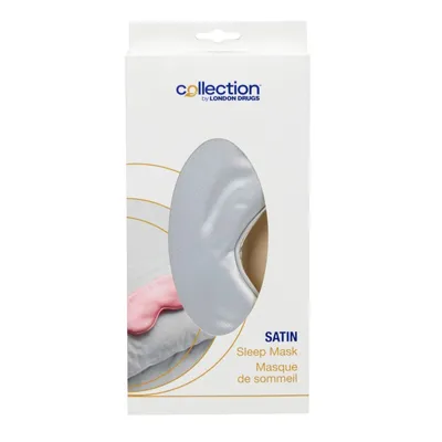 Collection by London Drugs Satin Sleep Mask - Silver