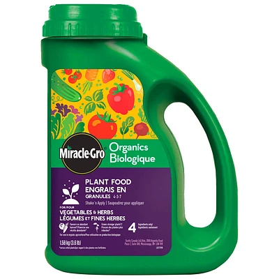 Miracle Gro Organics Plant Food Granules - 1.58kg