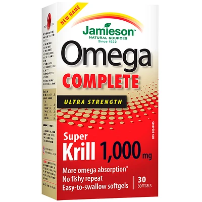 Jamieson Omega Complete Super Krill - 1000mg - 30s