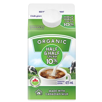 Dairyland Organic Cream 10% - 473ml
