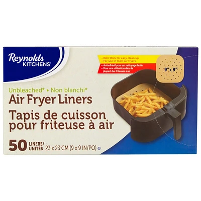 Reynolds Kitchens Air Fryer Liners - 9X9in/50's