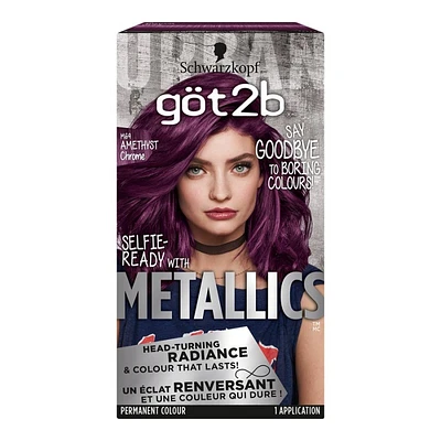 Got2b Color Metallics Permanent Hair Colour - M69 Amethyst Chrome