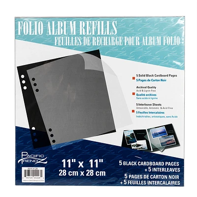 Pacific Trendz Folio 11x11 Refill 5 Pack - 1UP/11X11