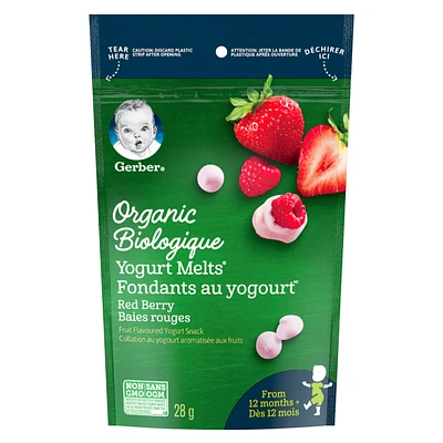 Gerber Organic Melts - Red Berries - 28g